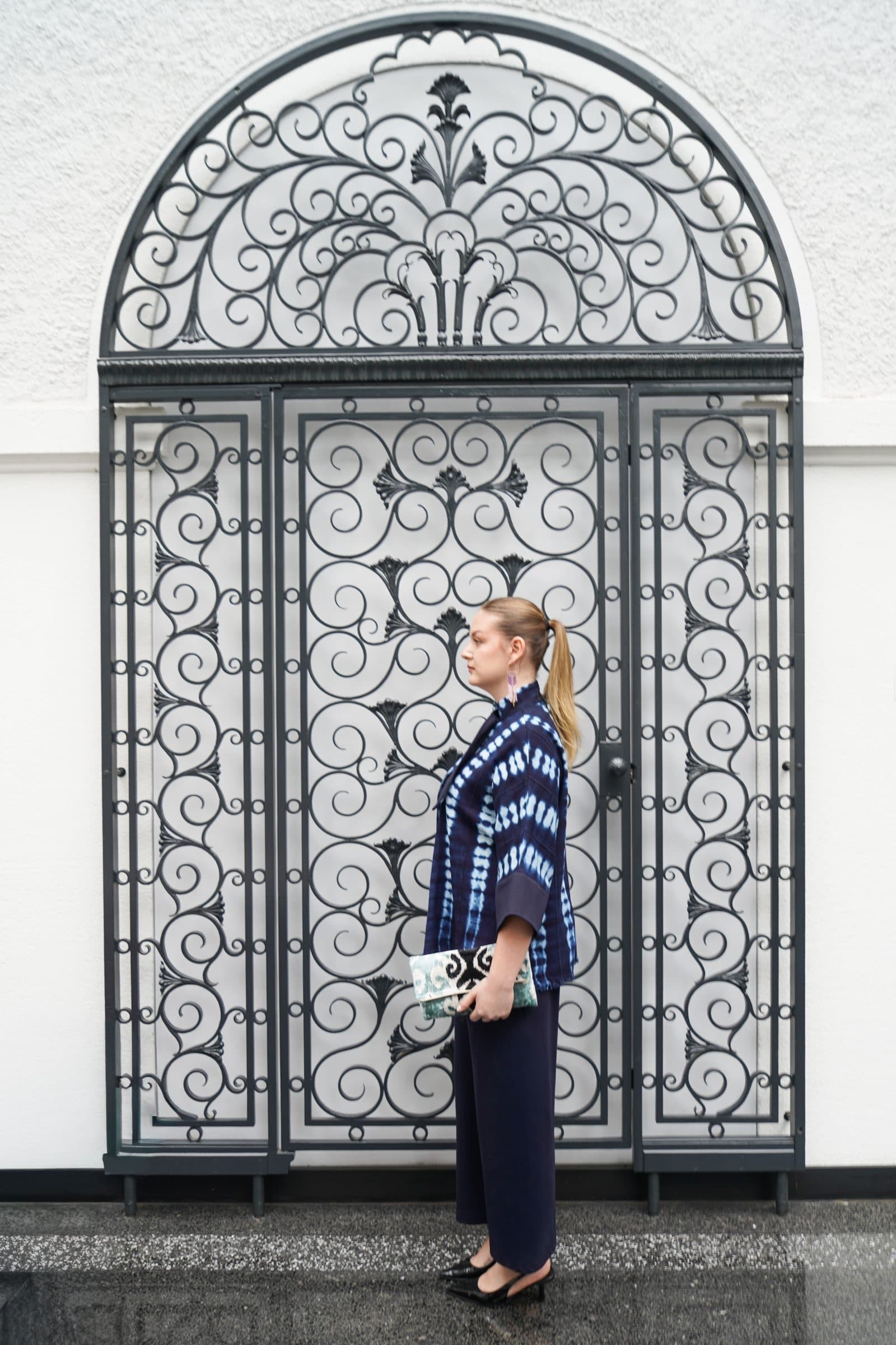 Veste kimono Adire — Veste